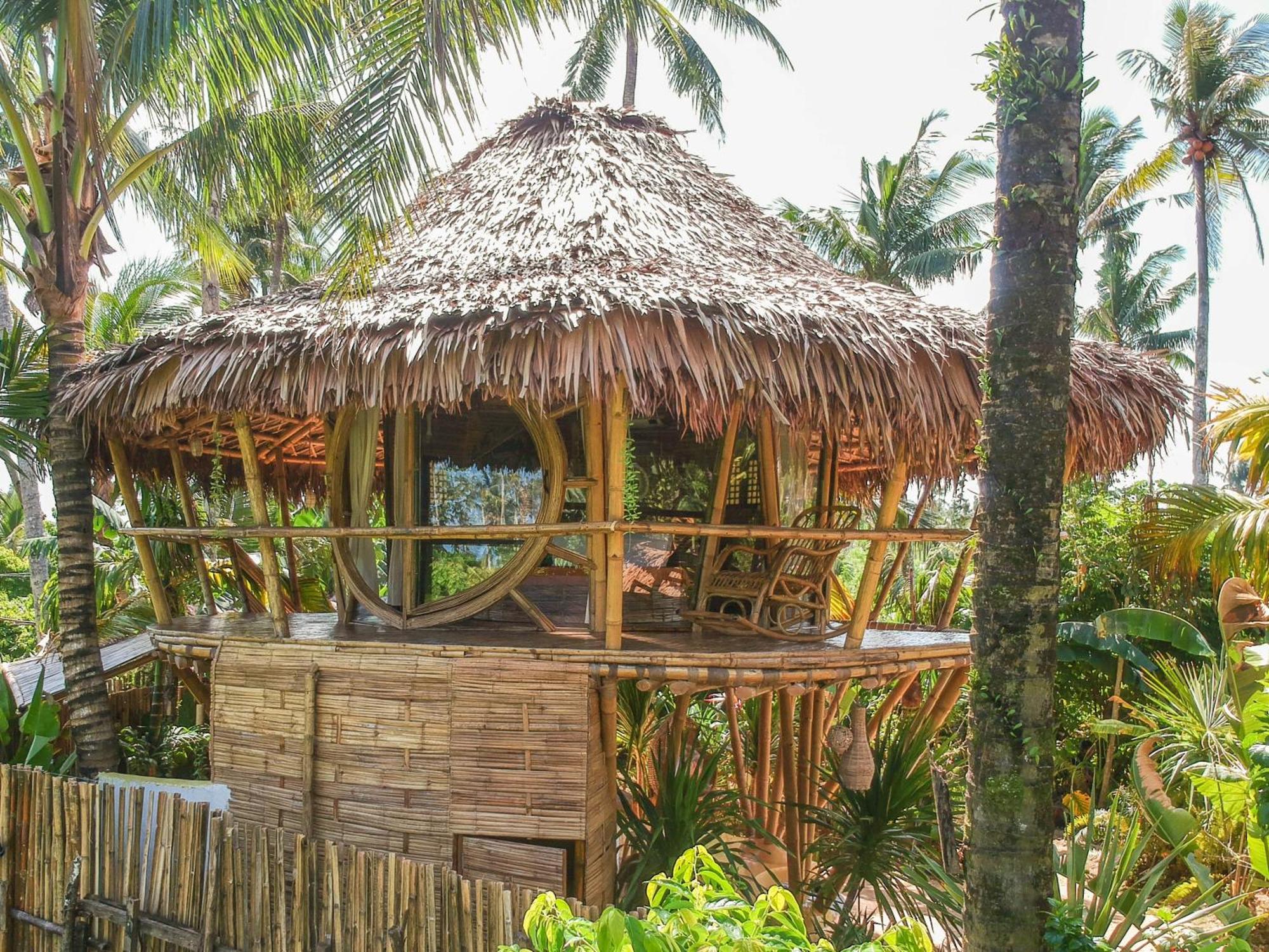 The Bamboo Houses - Tropical Garden & Empty Beach General Luna  Exteriér fotografie