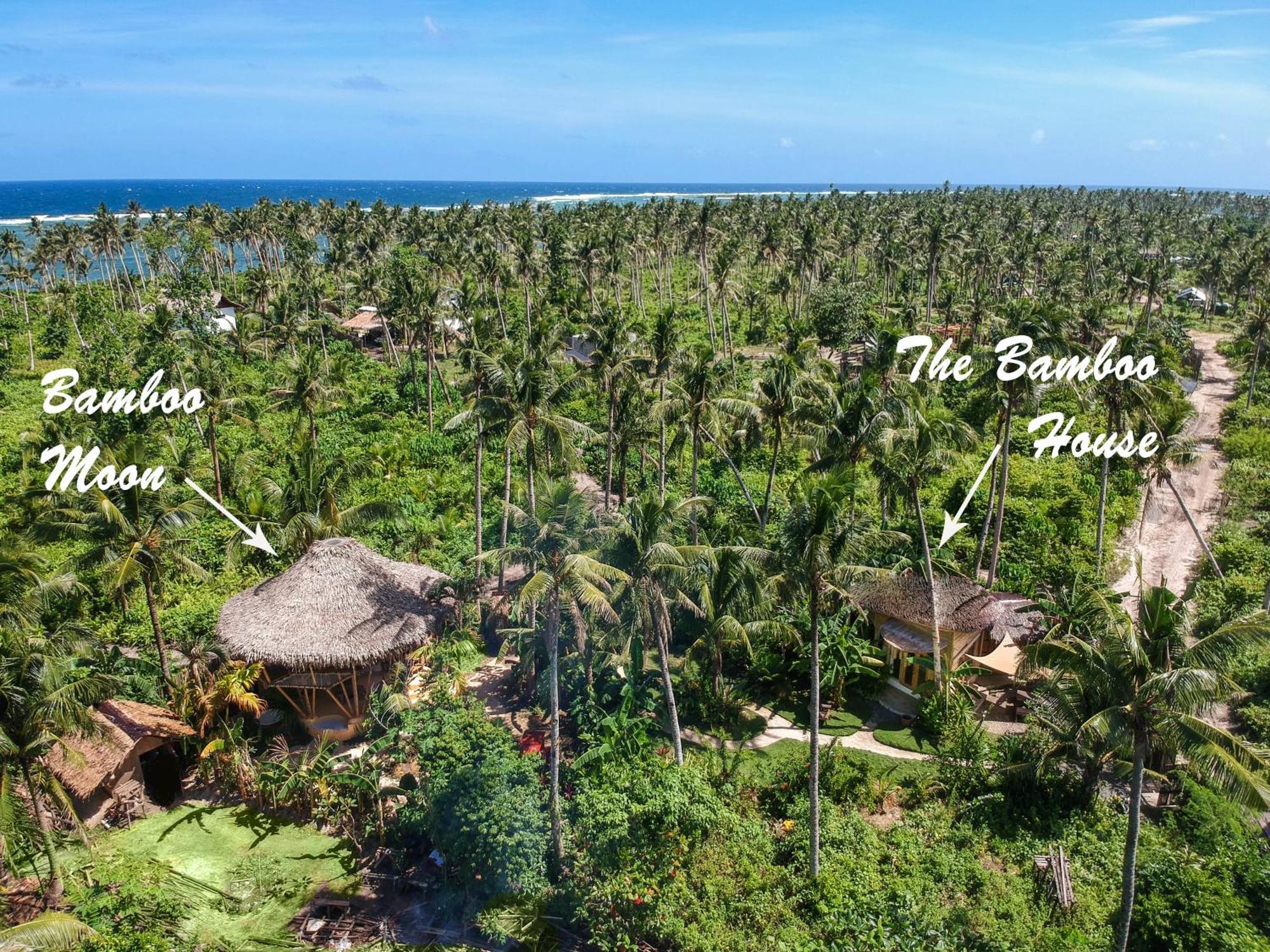 The Bamboo Houses - Tropical Garden & Empty Beach General Luna  Exteriér fotografie