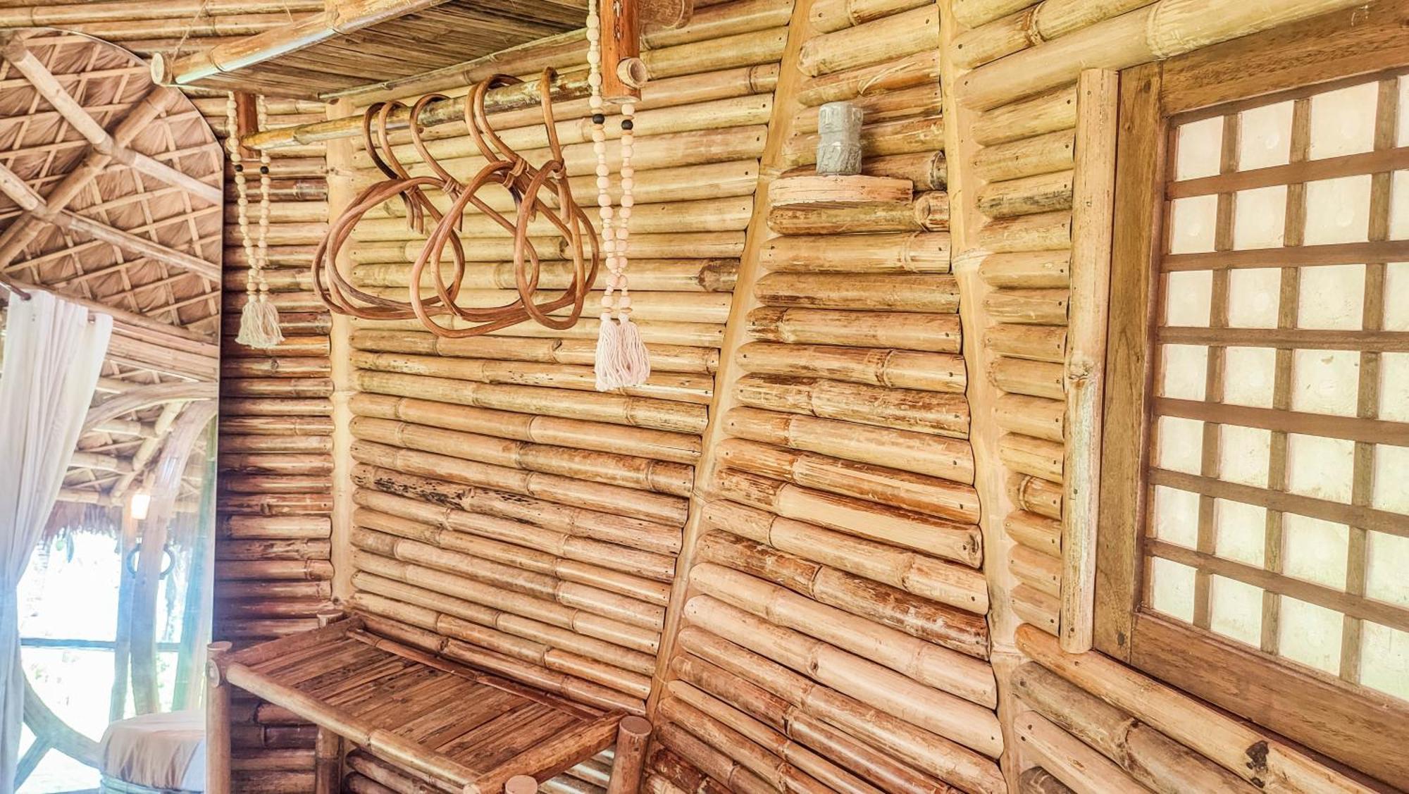 The Bamboo Houses - Tropical Garden & Empty Beach General Luna  Exteriér fotografie