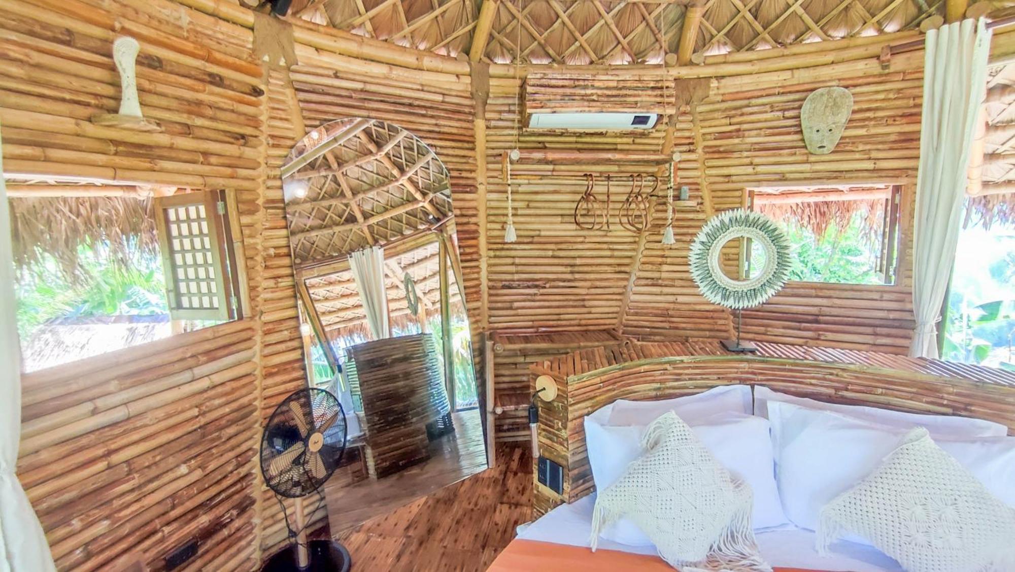 The Bamboo Houses - Tropical Garden & Empty Beach General Luna  Exteriér fotografie