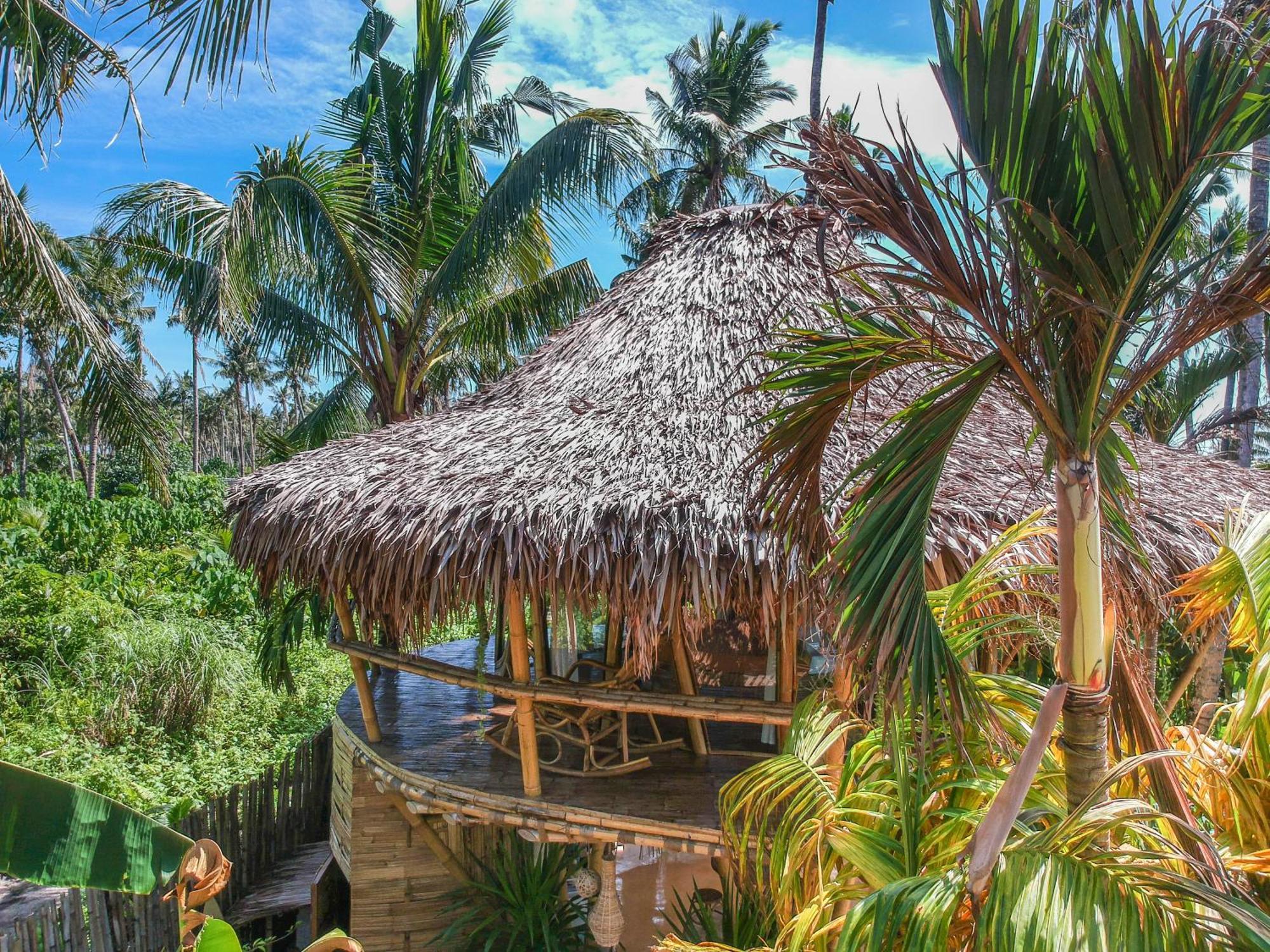The Bamboo Houses - Tropical Garden & Empty Beach General Luna  Exteriér fotografie